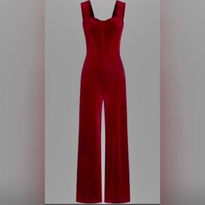 Cider Velvet Jumpsuit